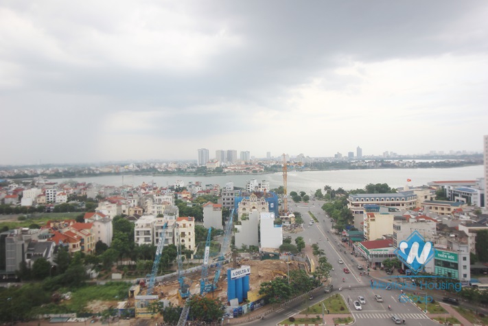 Apartment with 02 bedrooms and balcony for rent in Ciputra, Tay Ho.